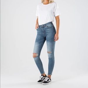 Dr. Denim Lexi Skinny Blue ripped jeans